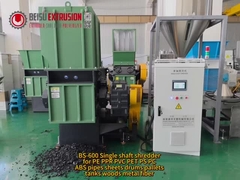 PE PPR PVC SPC WPC PET PS PC ABS পাইপ, শীট, ড্রাম, প্যালেট, ট্যাঙ্ক এবং কাঠের জন্য BEISU একক শ্যাফ্ট শ্রেডার